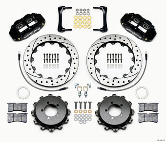 compare product Wilwood Narrow Superlite 4R Rear Kit 12.88in Drilled 2012-Up Toyota / Scion FRS w/Lines