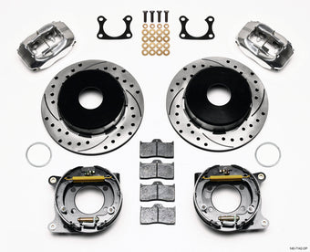 compare product Wilwood Forged Dynalite P/S P-B Kit Drilled Polished Big Ford 2.36in Offset Currie Blank