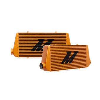 compare product Mishimoto Universal Gold R Line Intercooler Overall Size: 31x12x4 Core Size: 24x12x4 Inlet / Outlet