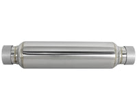 aFe MACH Force - Xp 304 Stainless Steel Resonator 2.5in Inlet/Outlet x 4in Dia x 15in Body x 19in L - My Store