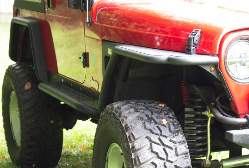 Fishbone Offroad Jeep LJ Rock Slider W/Tube Step - Black Powdercoat - My Store