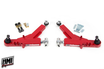 compare product UMI Performance 93-02 GM F-Body Boxed Adjustable Lower A-Arms Rod Ends