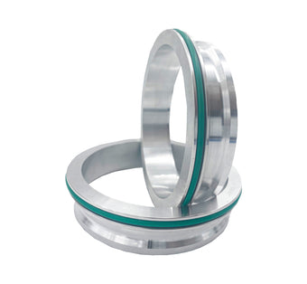 compare product Granatelli Aluminum Dual Seal Clamp 3.0in Weld-on Ferrule Set