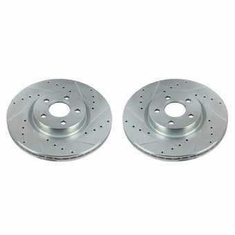 compare product Power Stop 18-20 Ford Transit Connect Front Evolution Drilled & Slotted Rotors - Pair