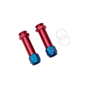 compare product Russell Performance -8 AN Carb Inlet Fittings (2 pcs.) (Red/Blue)