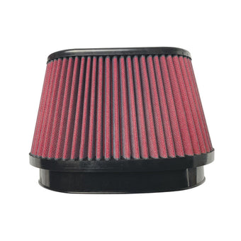 compare product Injen Oiled Air Filter 8.5x5.63in Oval ID / 9.92x7.17in Base / 5.7in HT / 6.865ix4.115in Top