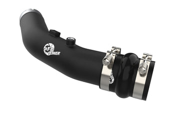 compare product aFe 23-24 Ford F250/F350 Super Duty V8-6.7L BladeRunner 3 In. Aluminum Hot Charge Pipe- BLK