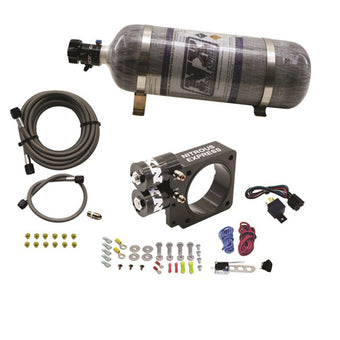 compare product Nitrous Express 86-93 Ford Mustang GT 5.0L (Pushrod) Nitrous Plate Kit w/12lb Bottle