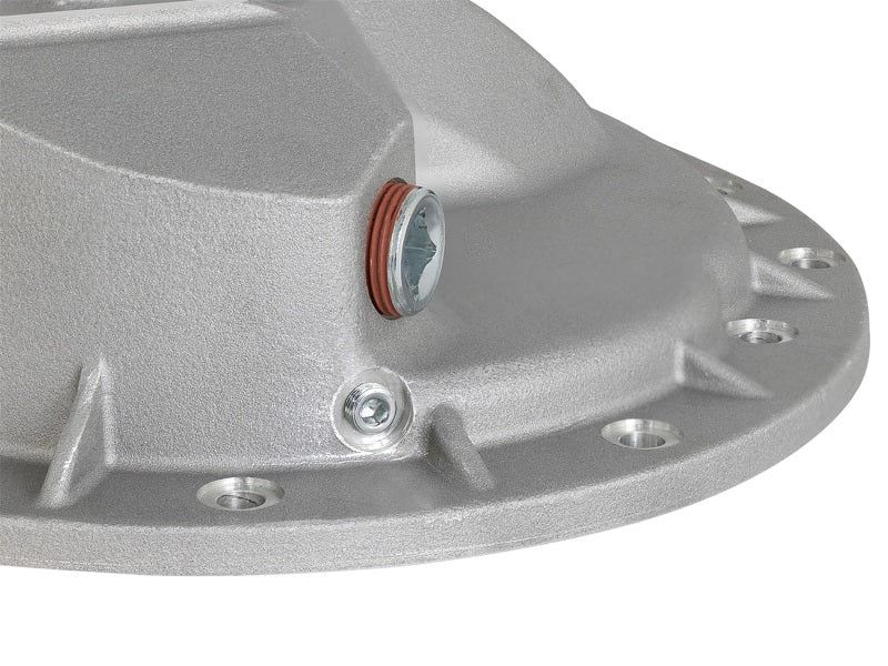 aFe Power Rear Differential Cover Raw w/Machined Fins Street Ser. 16 - 17 Nissan Titan XD (AAM 9.5 - 14) - My Store