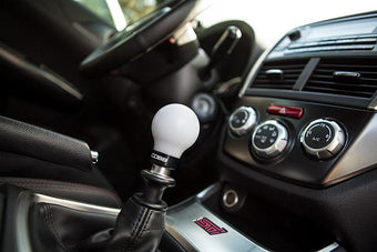 compare product Cobb Subaru 6-Speed COBB Shift Knob - White w/Stealth Black Collar (Non-Weighted)