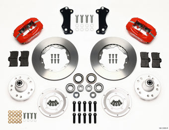 compare product Wilwood Forged Dynalite Front Kit 11.00in Red Heidts Tri -5 2 inch Drop Spindle
