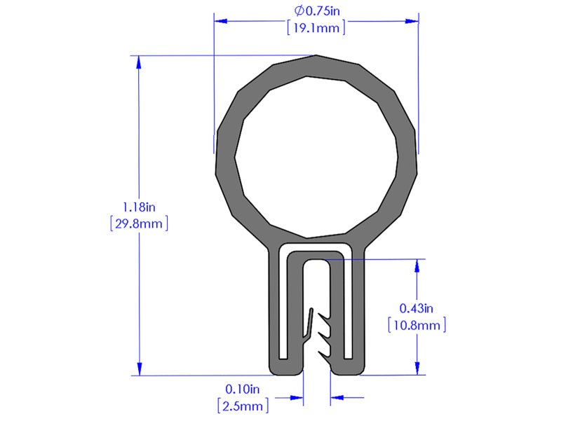 aFe MagnumFORCE Spare Parts Trim Seal Kit (1/16IN X 3/4IN) x 36IN L - My Store