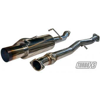 compare product Turbo XS 02-07 WRX-STi Catback Exhaust Blued Tips