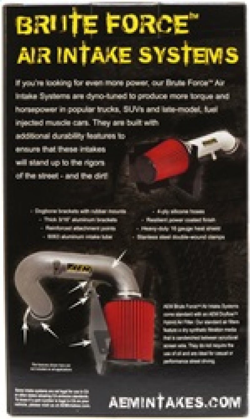 AEM Dryflow Conical Air Filter 2.75in Flange ID / 6in Base OD / 5.125in Top OD / 9.125in Height - My Store