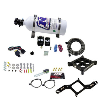 compare product Nitrous Express 4150 Single Entry Crossbar Plate RNC Nitrous Kit (250-750HP) w/5lb Bottle
