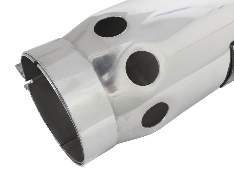 aFe Power Intercooled Tip Stainless Steel - Polished 4in In x 5in Out x 12in L Bolt - On - My Store