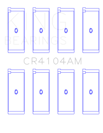 compare product King Engine Bearings Audi Abb/Abm/Adp/Pp/Rn (Size +0.50mm) Connecting Rod Bearing Set