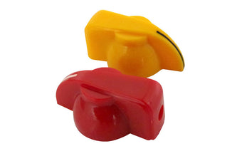 compare product Haltech Triple Switch Panel w/Yellow & Red Knobs