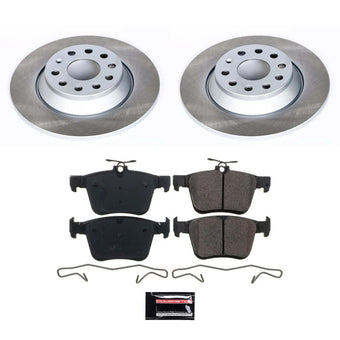compare product Power Stop 18-22 Volkswagen Tiguan Rear Semi-Coated Rotor Kit
