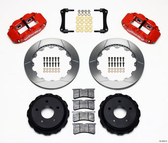 compare product Wilwood Narrow Superlite 4R Rear Kit 12.88in Red 98-02 Camaro/Firebird