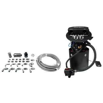 compare product DeatschWerks X3 Series Fuel Pump Module w/ Triple DW400 Pumps/PTFE Plumbing Kit 11-24 Ford Mustang