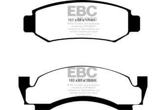 compare product EBC 74 Amc Ambassador 5 Ultimax2 Front Brake Pads