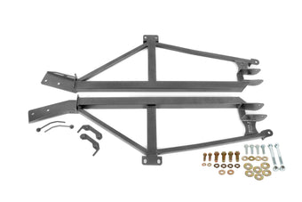 compare product BMR 93-02 F-Body Non-Convertible Bolt-On 4-Point Subframe Connectors - Black Hammertone