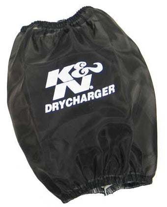 compare product K&N Black Drycharger Round Tapered Air Filter Wrap 5.5in Base ID x 4.5in Top ID x 6.5in H