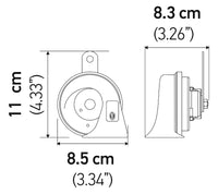Hella Twin Trumpet Horn Kit 12V 400/500Hz (007424804 = 007424801) - My Store