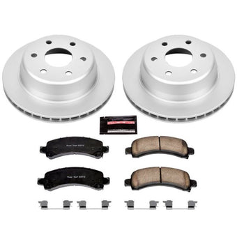 compare product Power Stop 03-06 Cadillac Escalade Rear Z17 Evolution Geomet Coated Brake Kit