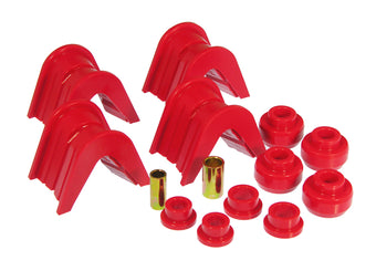 compare product Prothane 66-79 Ford Trucks 14-Piece Bushing Set - 7deg Offset - Red
