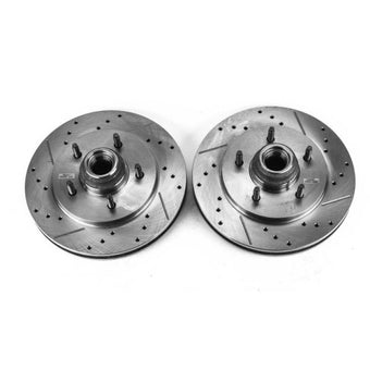 compare product Power Stop 97-00 Ford Expedition Front Evolution Drilled & Slotted Rotors - Pair