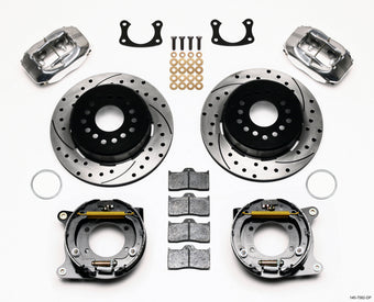 compare product Wilwood Forged Dynalite P/S P-B Kit Drilled Polished New Big Ford 2.36in Offset