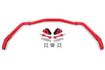 compare product BMR 05-14 Ford Mustang Front Hollow 38mm Sway Bar Kit w/ Bushings - Red