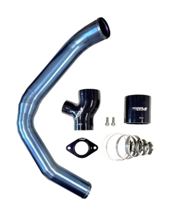 compare product Torque Solution 15-21 Subaru WRX Top Mount Charge Pipe - Titanium Burnt Blue