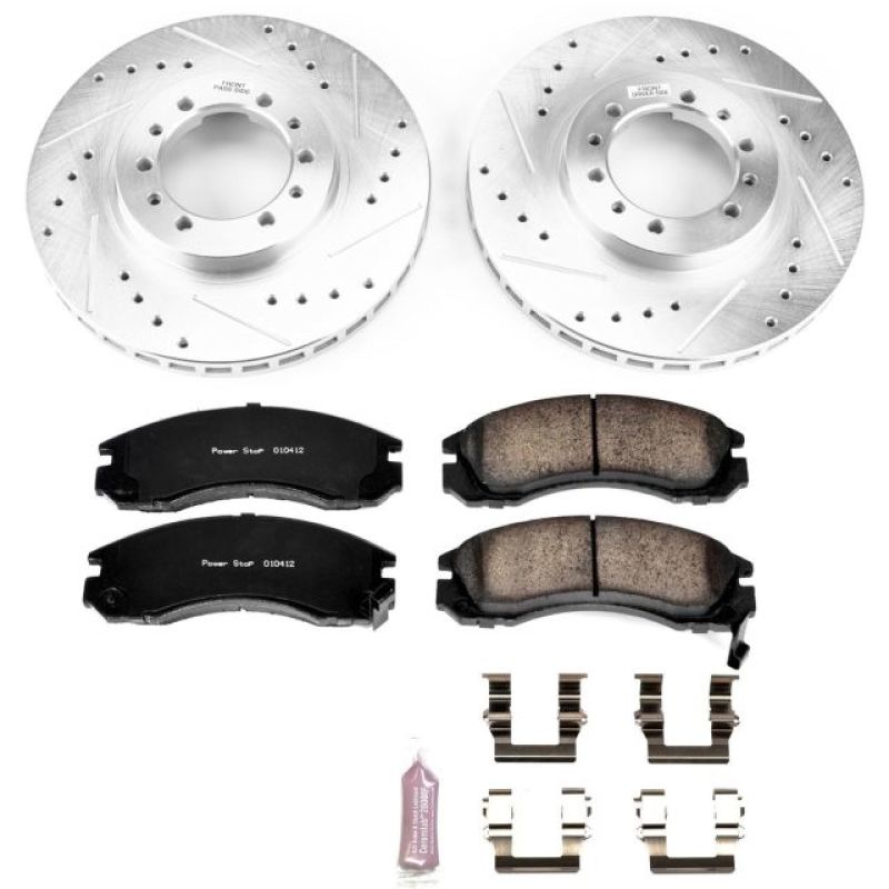Power Stop 91 - 96 Mitsubishi Montero Front Z23 Evolution Sport Brake Kit - My Store