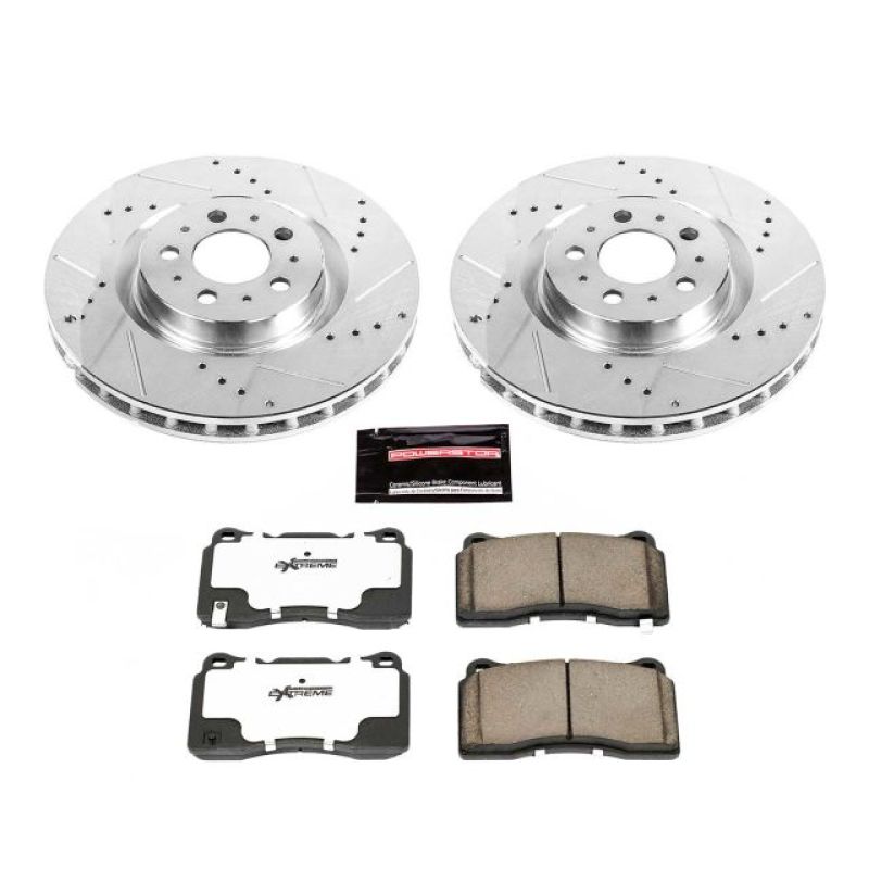 Power Stop 04 - 07 Volvo S60 Front Z26 Street Warrior Brake Kit - My Store