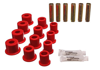 compare product Energy Suspension Rear Spring Bushings - Red