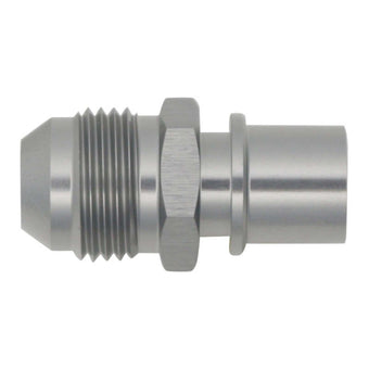 compare product DeatschWerks 8AN Male Flare to Toyota Module Quick Connect - Anodized DW Titanium