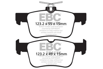 compare product EBC 2017+ Ford Escape 1.6T/2.0T (Incl 4WD) Greenstuff Rear Brake Pads