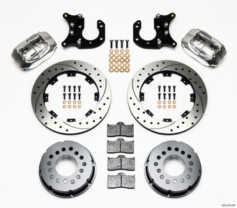 compare product Wilwood Forged Dynalite P/S Rear Kit Drilled Polished Big Ford 2.36in Offset