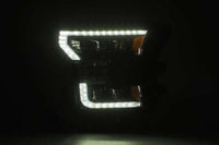AlphaRex 17 - 20 Ford Raptor NOVA LED Proj Headlights Plank Style Alpha Black w/Activ Light/Seq Signal - My Store