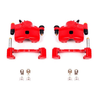 compare product Power Stop 90-00 Honda Civic Front Red Calipers w/Brackets - Pair
