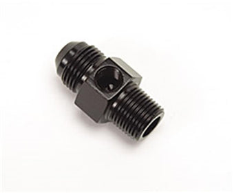 compare product Russell Performance -6 AN Flare to 3/8in Pipe Pressure Adapter (Black)