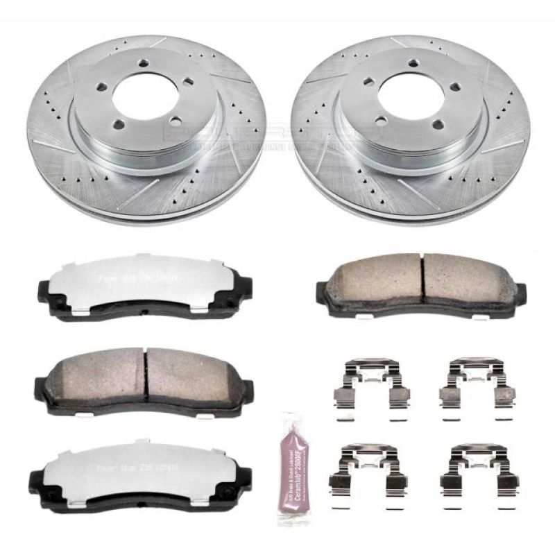 Power Stop 02 - 05 Ford Explorer Front Z36 Truck & Tow Brake Kit - My Store