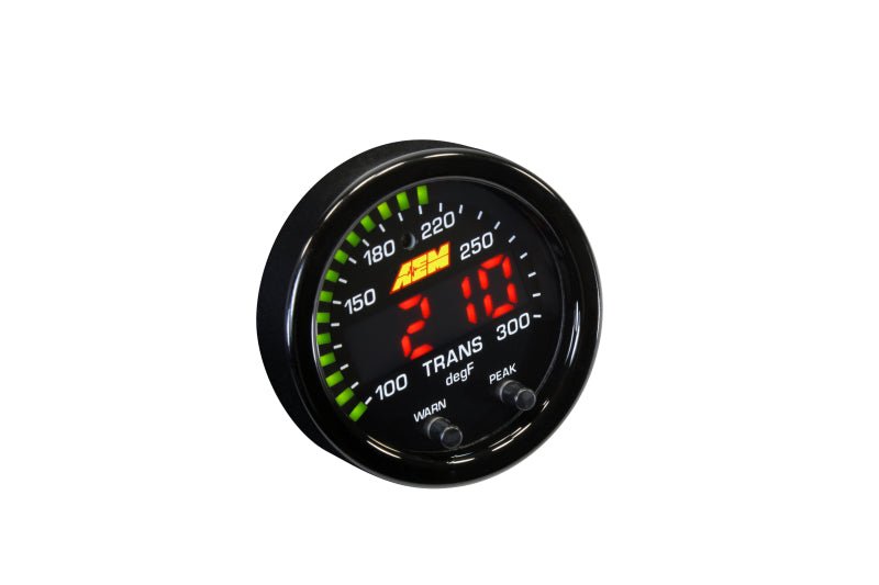 AEM X - Series Temperature 100 - 300F Gauge Kit (ONLY Black Bezel and Water Temp. Faceplate) - My Store