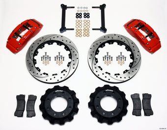 compare product Wilwood TC6R Front Kit 16.00in Drilled Red 1999-2010 GM H2 Truck/SUV 2500