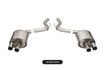 compare product Corsa 2015-2020 Ford Mustang GT350/R 5.2L V8 Dual Rear Axle-Back- Stainless Dual Rear Exit