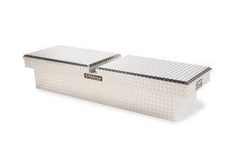 compare product Lund 82-05 Chevy S10 (Long Bed) Ultima Dual Lid Gull Wing Crossover Tool Box - Brite