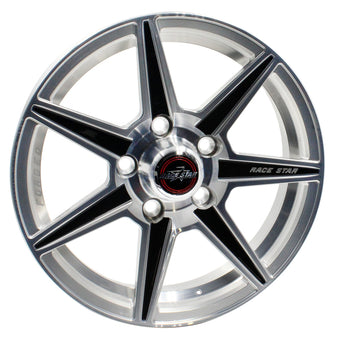 compare product Race Star 72 ValStar 17x4.5 / 5x4.75BC / 2BS / 3.072in CB / Machined w/Black Accents Wheel